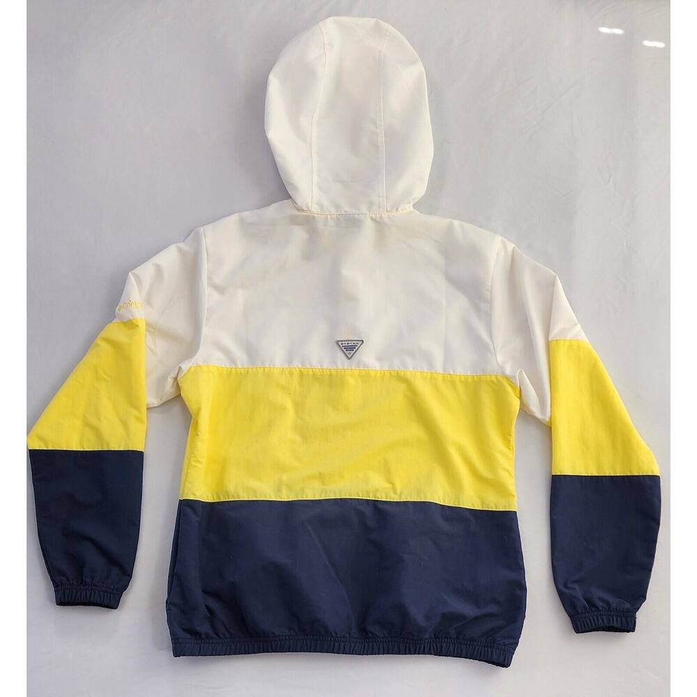 Columbia Jacket Womens Small Windbreaker PFG Harborside Hooded Outdoor Pullover - Picture 3 of 13